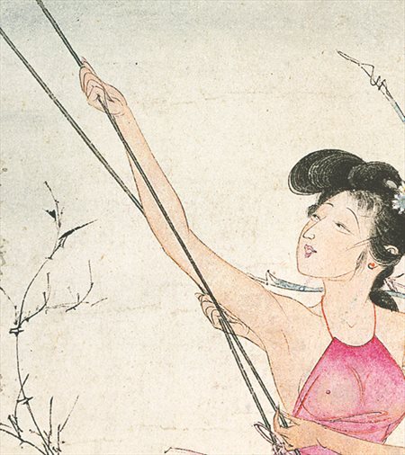 漳州-胡也佛的仕女画和最知名的金瓶梅秘戏图